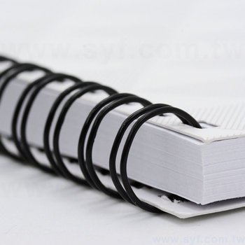 創意個性環裝筆記本-彩色封面黑線圈記事本-可訂製內頁及客製化加印LOGO _3